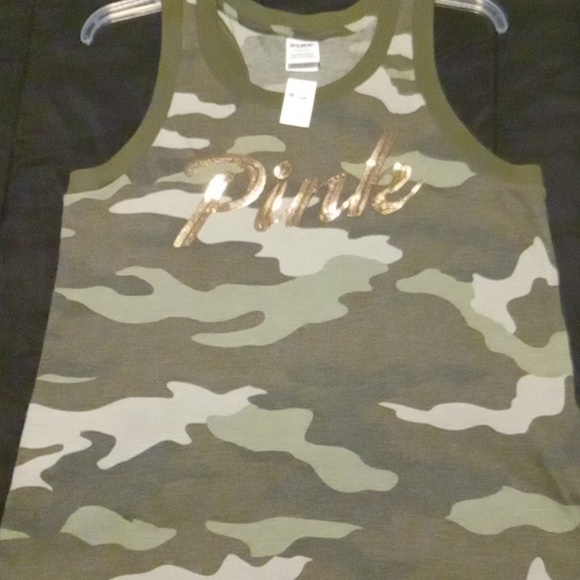 Victoria's Secret metalic Pink , tank top - Picture 4 of 7